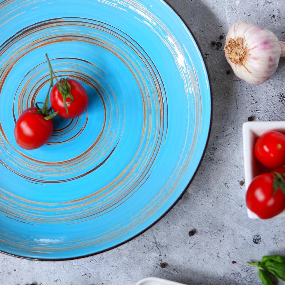 Spiral Speiseteller 25,5 cm blau 1