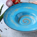 Spiral tiefer Teller 24 cm 200 ml blau 1
