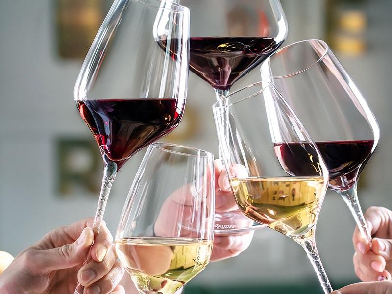 Weinglas 600 ml Set mit 2 Stück in Farbbox 3