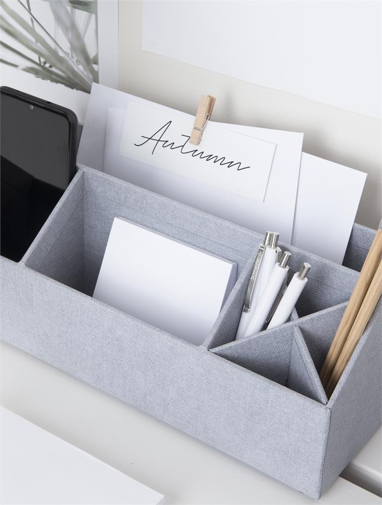Schreibtisch-Organizer Hellgrau – Anwendung 3