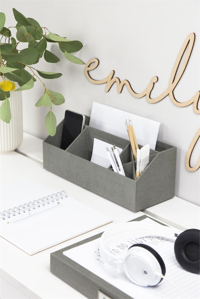Schreibtisch-Organizer Graugrün – Anwendung 4