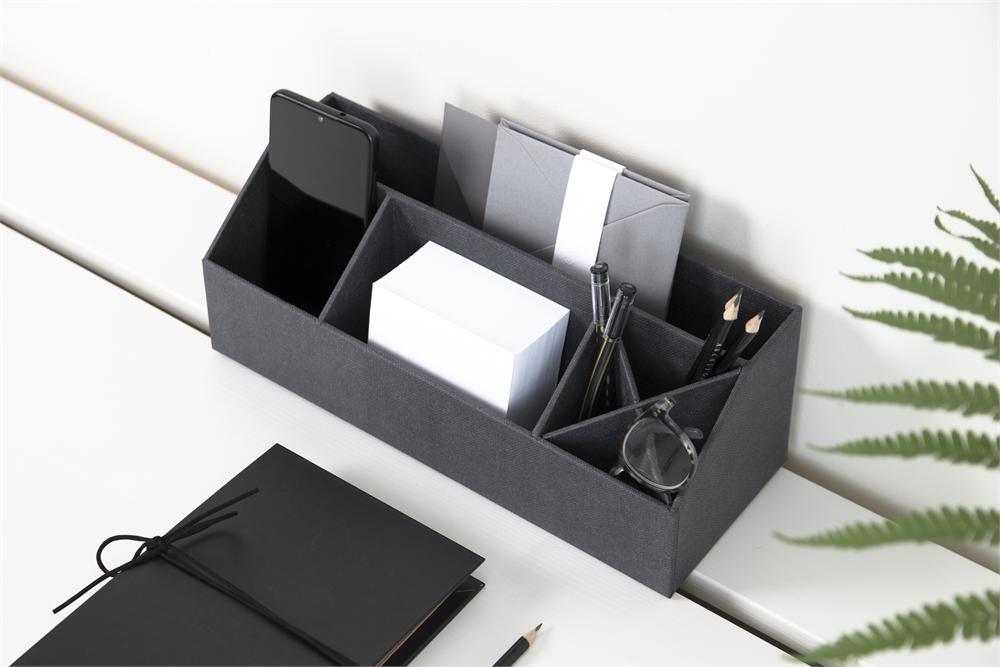 Schreibtisch-Organizer Dunkelgrau – Anwendung 4