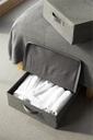 Unterbett-Aufbewahrung mit Deckel Grau – Anwendung 4