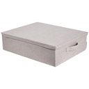 Unterbett-Aufbewahrung mit Deckel Beige – Produktansicht 2