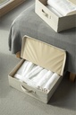 Unterbett-Aufbewahrung mit Deckel Beige – Anwendung 4