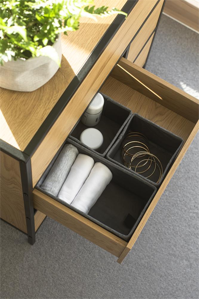 Schubladen-Organizer 3er-Set Grau – Anwendung 3