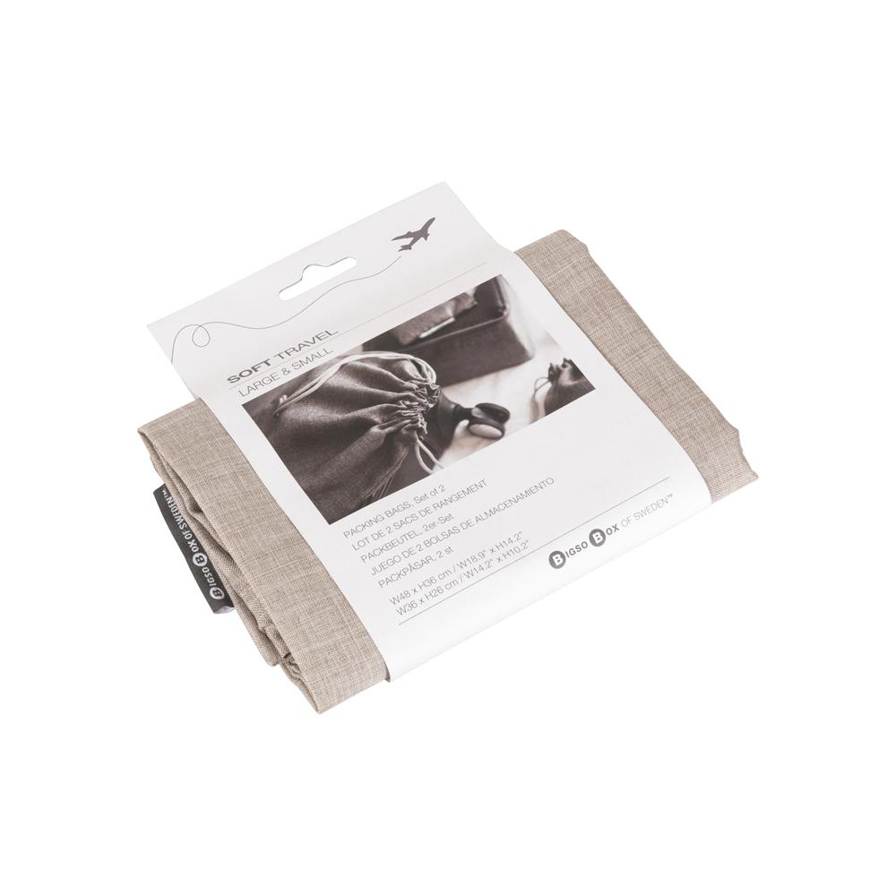 Wäschesäcke 2-tlg. Beige – Verpackung 2