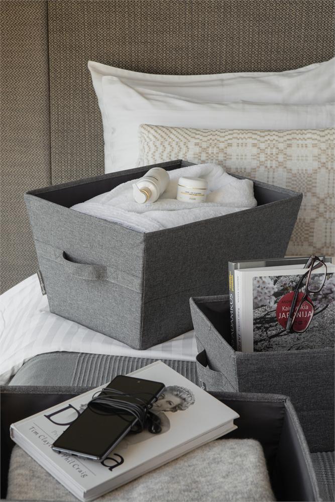 Konische Aufbewahrungsbox S Grau – Anwendung 4