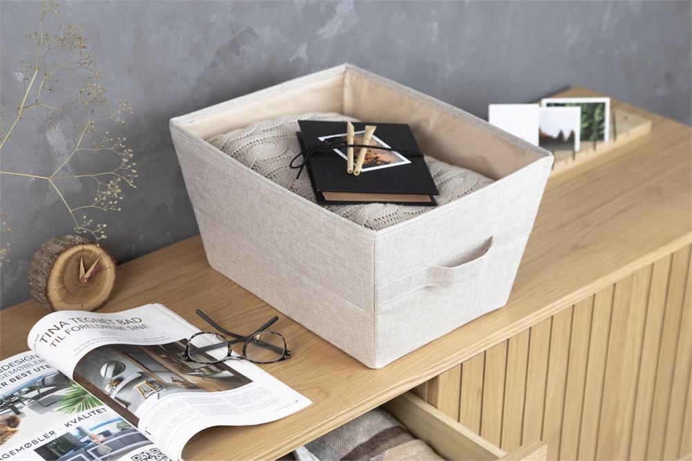 Konische Aufbewahrungsbox M Beige – Anwendung 6