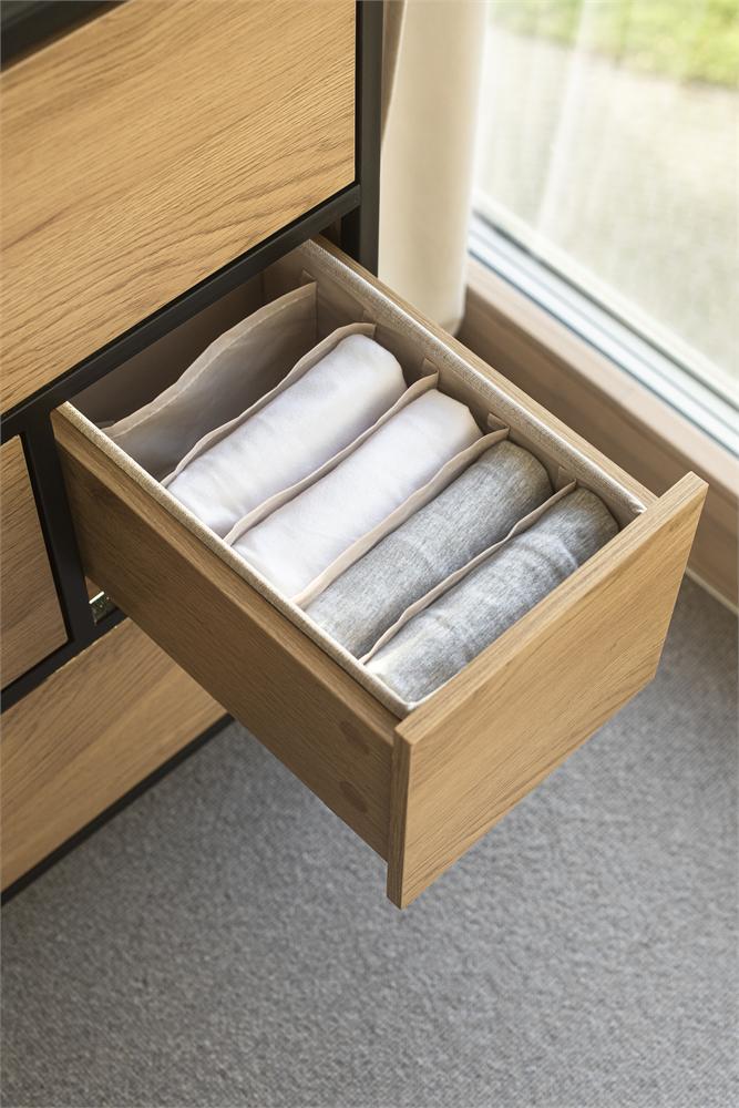 Schubladen-Organizer 6 Fächer Beige – Anwendung 4