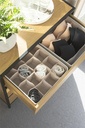 Schubladen-Organizer 6 Fächer groß Beige – Anwendung 4