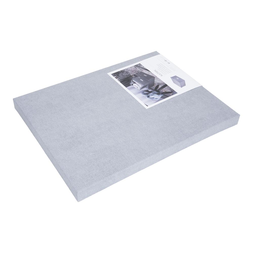 Faltbox Katrin XL Hellgrau – Flachverpackung 3