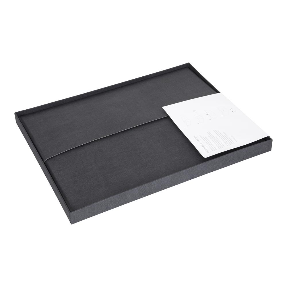 Faltbox Katrin XL Dunkelgrau – Flachverpackung 3