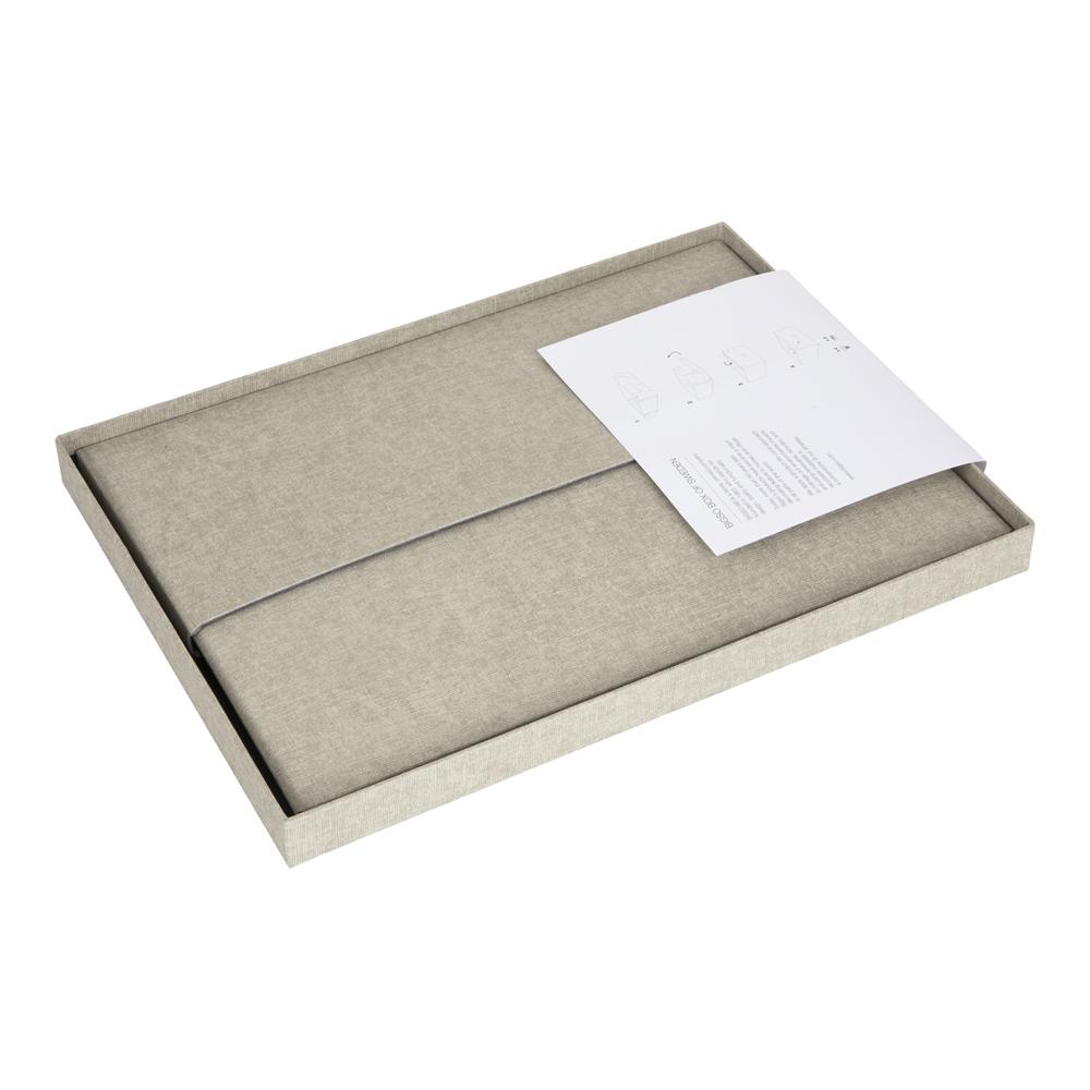 Faltbox Katia L Beige – Flachverpackung 3