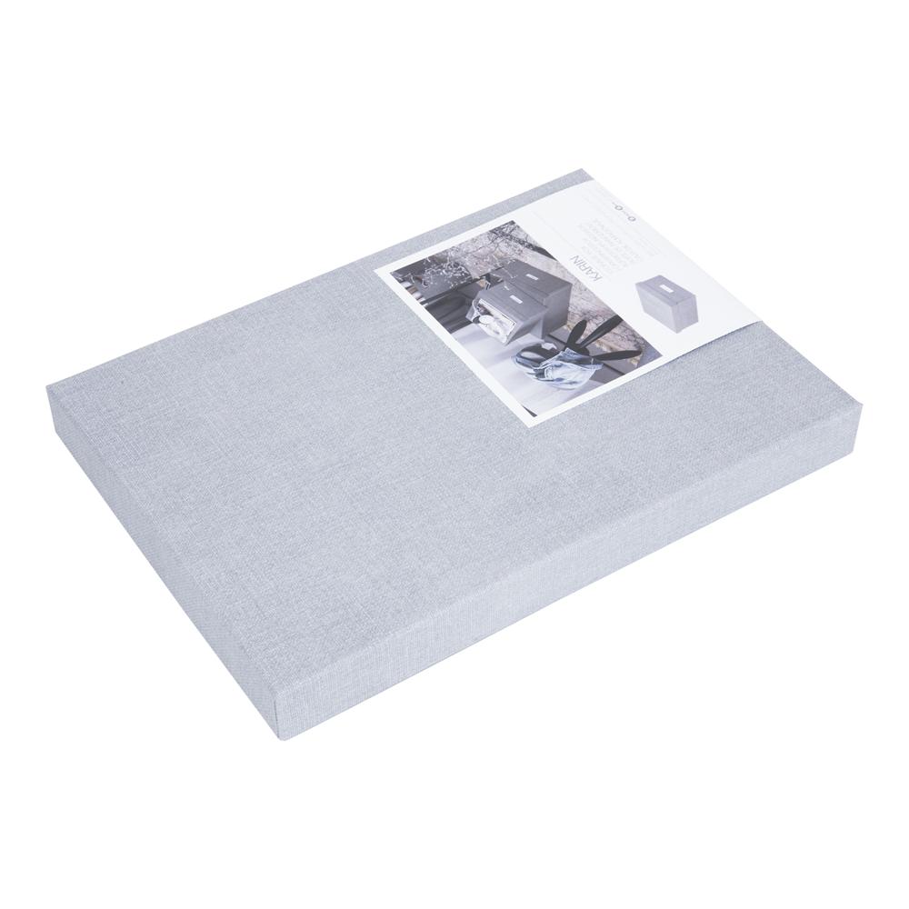 Faltbox Karin M Hellgrau – Flachverpackung 3