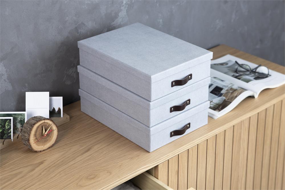 Dokumentenbox A4 Hellgrau – Anwendung 3