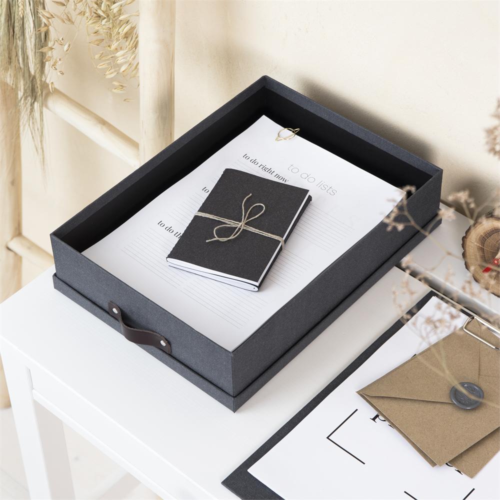 Dokumentenbox A4 Dunkelgrau – Anwendung 3