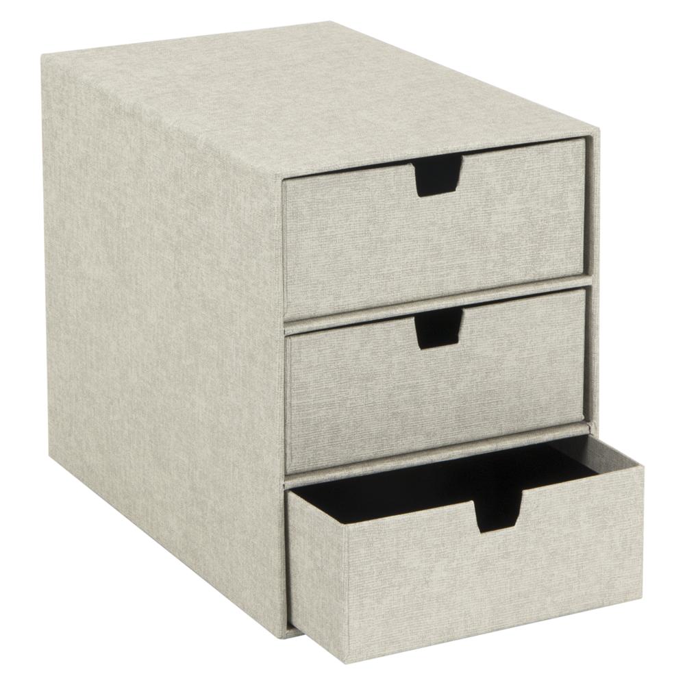 Kommode 3-Schubladen Beige – Produktansicht 2