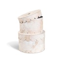 Boxen-Set 2-tlg. Marmor-beige – Produktansicht 2