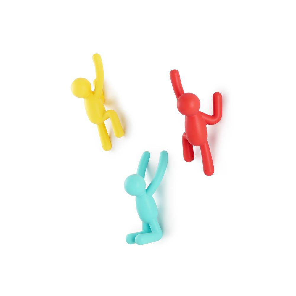 Buddy Wandhaken 3er-Set Bunt 01
