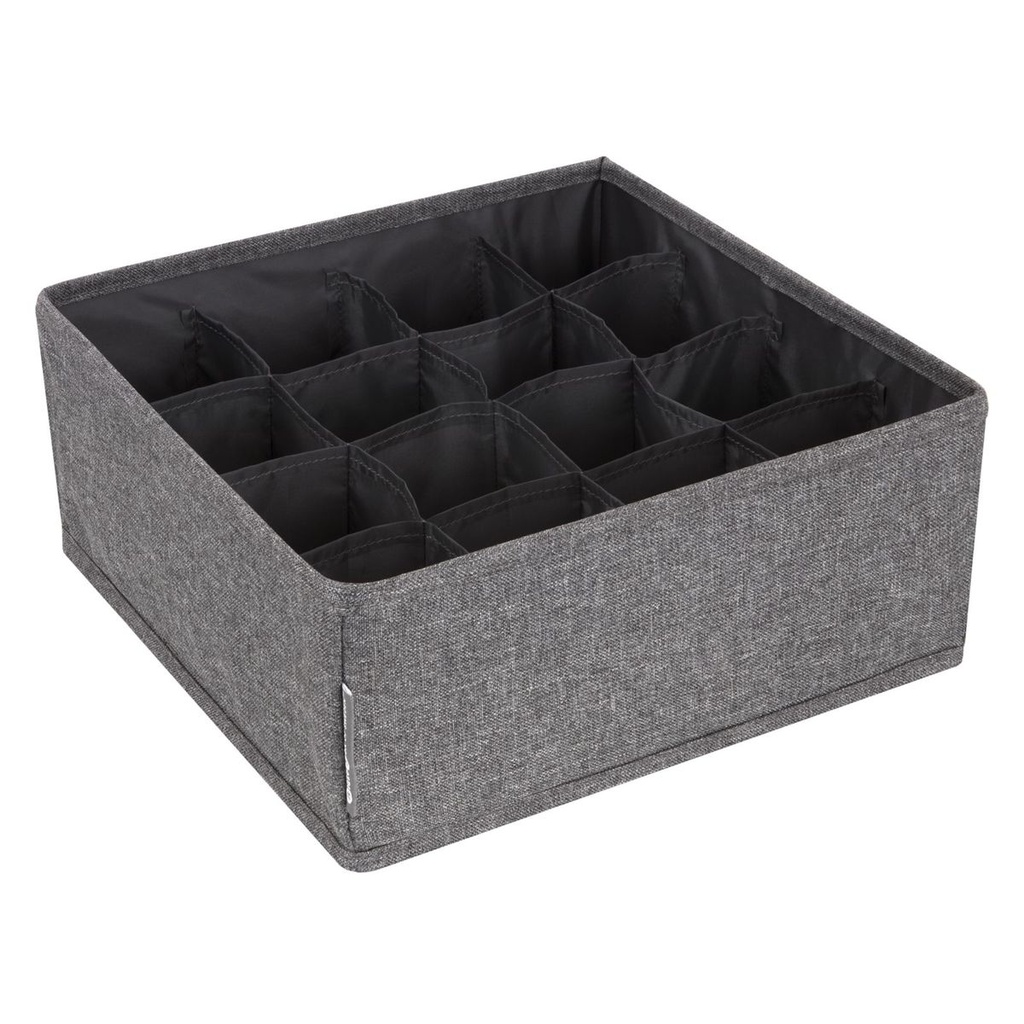 Schubladen-Organizer 16 Fächer Grau