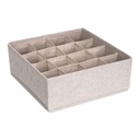 Schubladen-Organizer 16 Fächer Beige