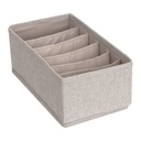 Schubladen-Organizer 6 Fächer Beige