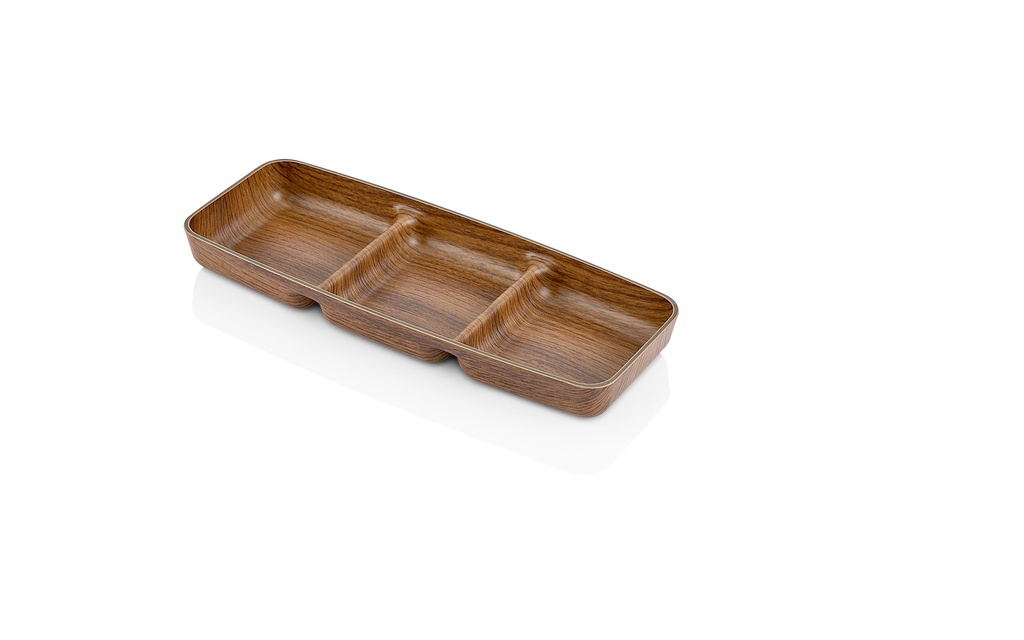 PUKHET SAUCE- UND SNACKSCHALE – 3 FÄCHER