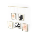 Exhibit Bilderrahmen 5er-Set Matt Messing