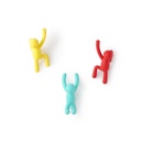 Buddy Wandhaken 3er-Set Bunt