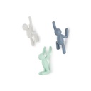 Buddy Wandhaken 3er-Set Pastell-Mix