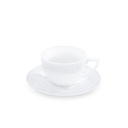 Cappuccinotasse mit Untertasse, 170 ml 