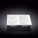 Geteilte quadratische Schale 20x20 cm