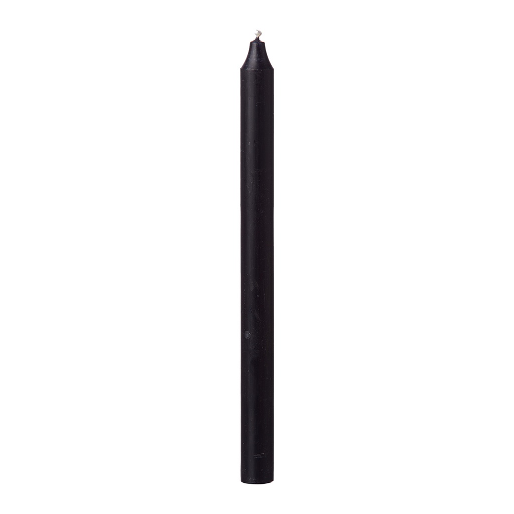 RUSTIC Stabkerze Schwarz D2,2xH28 cm