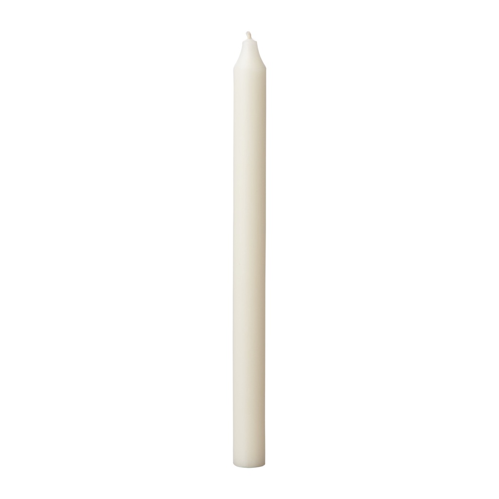 RUSTIC Stabkerze Elfenbein D2,2xH28 cm