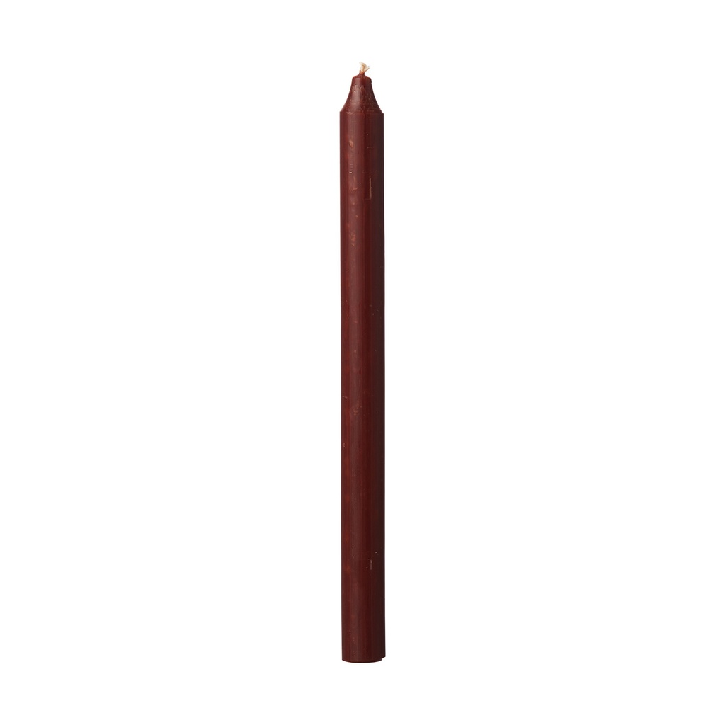RUSTIC Stabkerze Braun D2,2xH28 cm