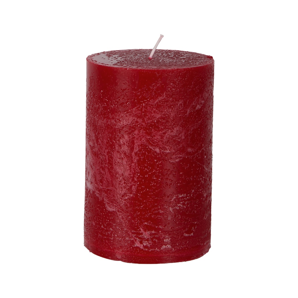 COTE NORD Stumpenkerze Rot D10xH15 cm