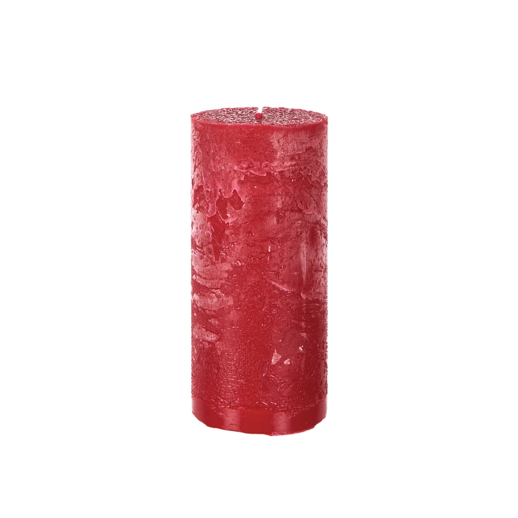 COTE NORD Stumpenkerze Rot D7xH15 cm