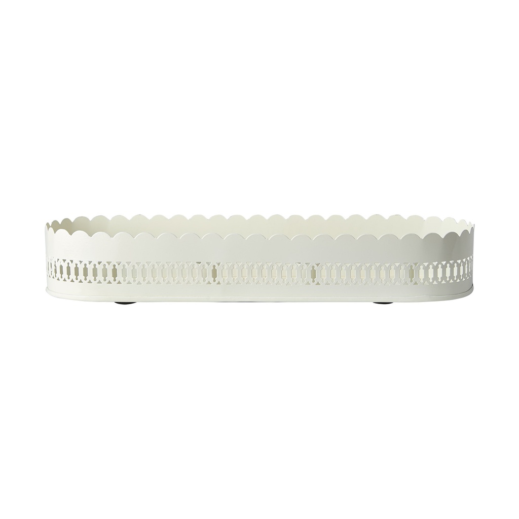Kerzenhalter Elfenbein L40xW14xH6.5 cm