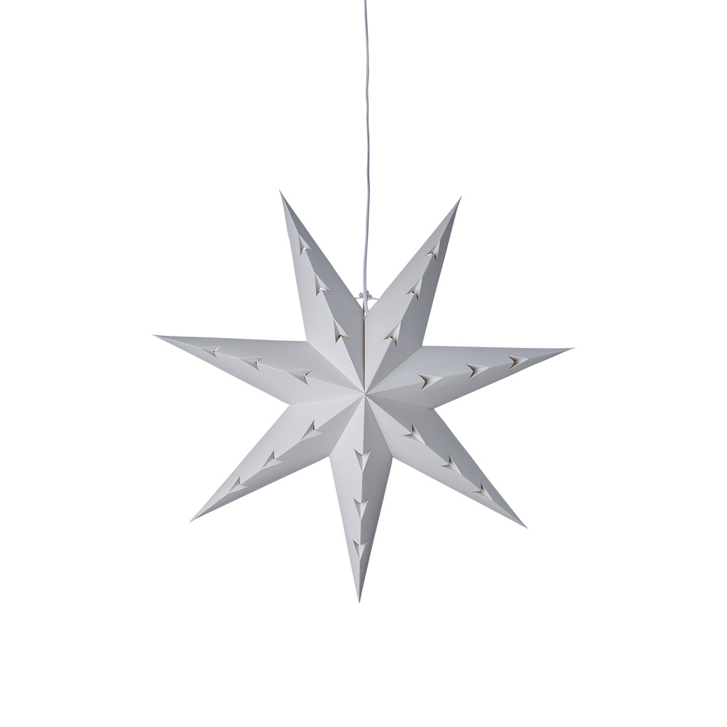 Weihnachtsstern Weiß D60xD20 cm