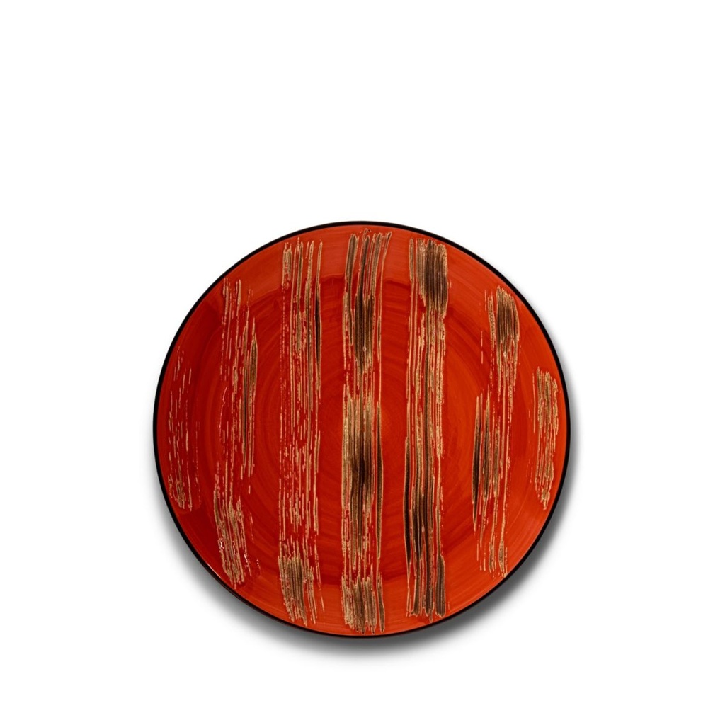 Scratch Teller 23 cm rot