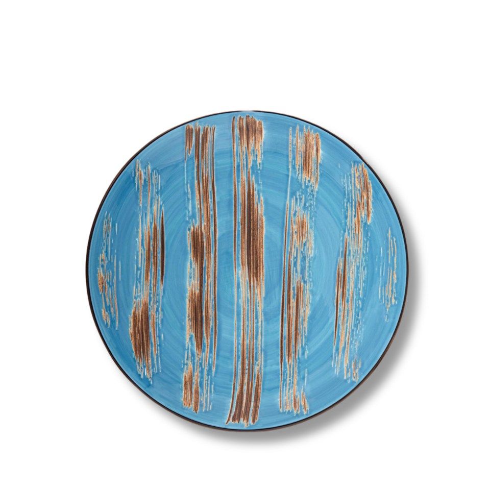 Scratch Teller 28 cm blau