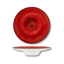 Spiral tiefer Teller 24 cm 200 ml rot