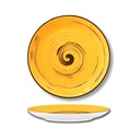 Spiral Speiseteller 25,5 cm gelb