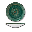 Spiral tiefer Teller 25,5 cm 350 ml grün