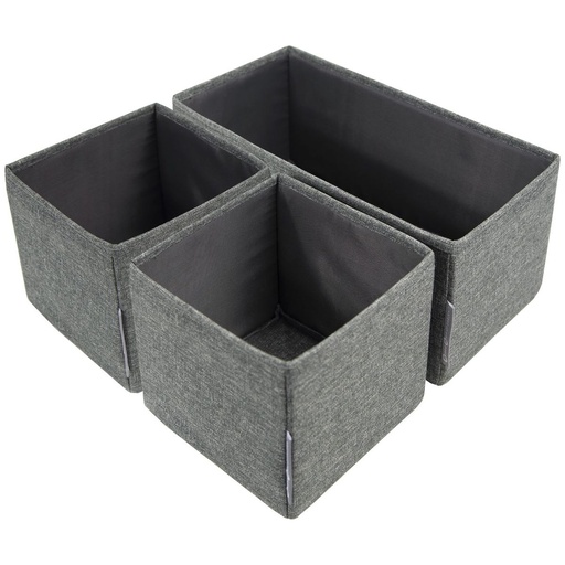 [6942S0101-99] Schubladen-Organizer 3er-Set Grau