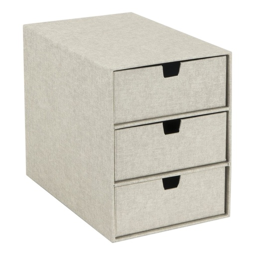 [9731C5549-99] Kommode 3-Schubladen Beige