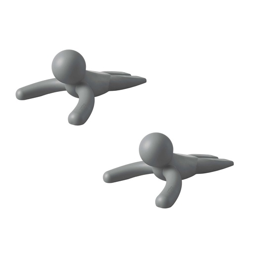 [BUDDY TÜRTÜRKEIL 2ER-SET DUNKELGRAU  ] Buddy Türstopper 2er-Set Dunkelgrau