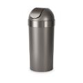 [1022664-047] Venti Abfalleimer 62 l Schwarz/Nickel