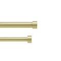 [1014402-104] Cappa Gardinen-Doppelstange 305–457 cm Messing